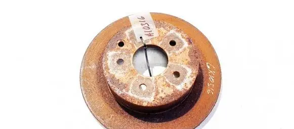 Nissan X-Trail T30 Rear brake disc ventiliuojamas