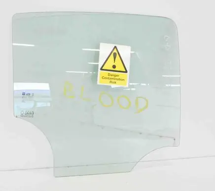 Opel Mokka Rear door window glass 43R000382
