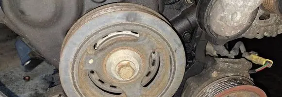 Peugeot 407 Crankshaft pulley 9654961080