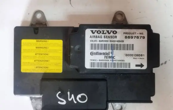 Volvo S40 Airbag control unit/module 8697679 00001393B1