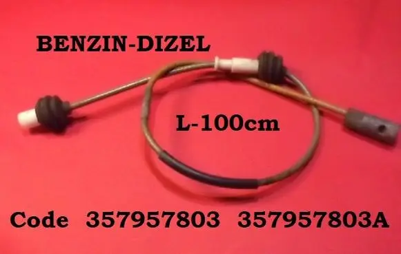 Seat Toledo I (1L) Speedometer cable 357957803 357957803A