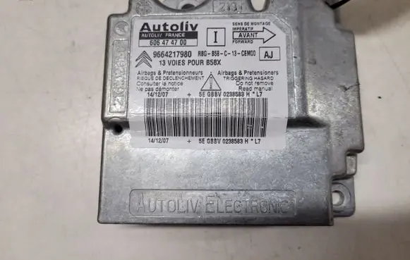 Citroen C4 Grand Picasso Airbag control unit/module 9664217980 606474700