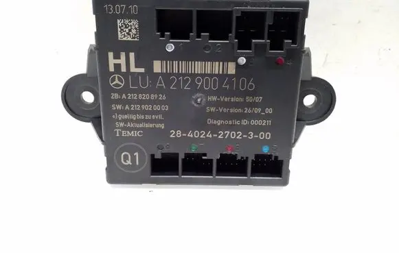 Mercedes-Benz E W212 Door control unit/module A2129004106