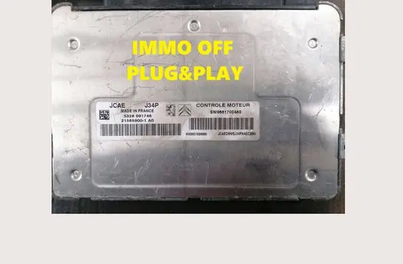 Peugeot 207 Engine control unit/module 9661700480 SW9661700480 9651696680
