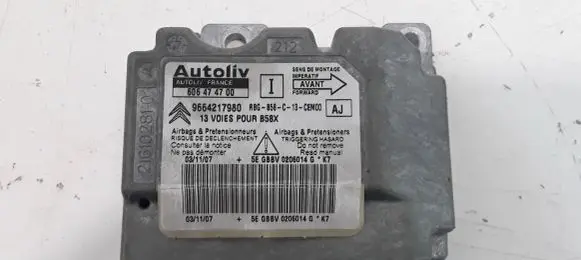 Citroen C4 Grand Picasso Airbag control unit/module 9664217980