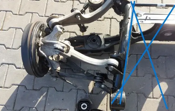 Volkswagen ID.4 Rear axle beam with reductor VWID40ZAWLT