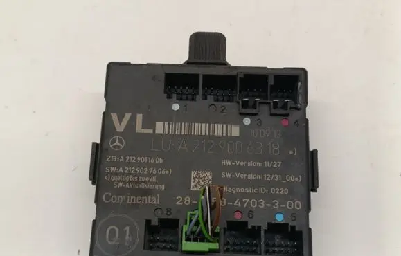 Mercedes-Benz SLK R172 Door control unit/module A2129006318