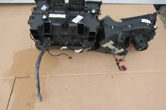 Interior heater climate box assembly
