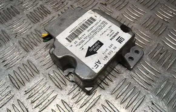 Opel Astra G Airbag control unit/module 90520841 1923594 5WK4168