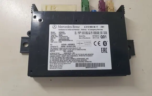 Mercedes-Benz E W212 Bluetooth control unit module A2139003617