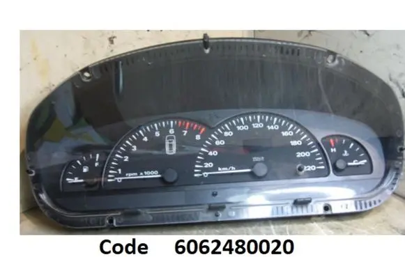 Fiat Bravo - Brava Speedometer (instrument cluster) 6062480020