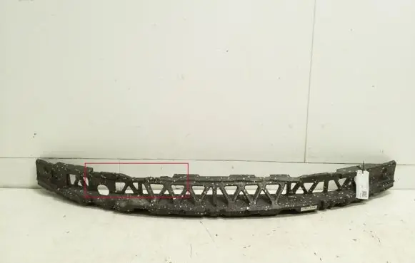 Front bumper foam support bar
