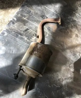 Toyota Yaris Muffler/silencer 10Q02