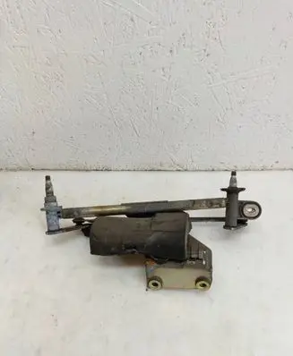 Front wiper linkage and motor