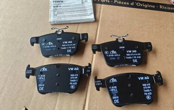 Volkswagen Golf VII Brake pads (rear) 5Q0698451AK