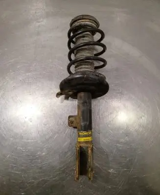 Front shock absorber with coil spring