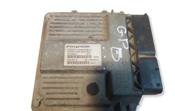 Fiat Grande Punto Engine control unit/module ECU 51862589 MJD6F3PI HW04P
