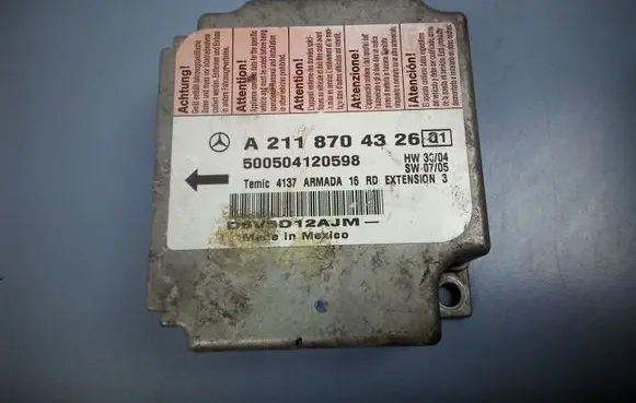 Mercedes-Benz E W211 Airbag control unit/module A2118704326 500504120598
