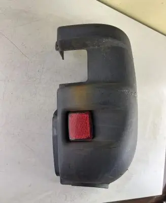Rear bumper corner part panel trim