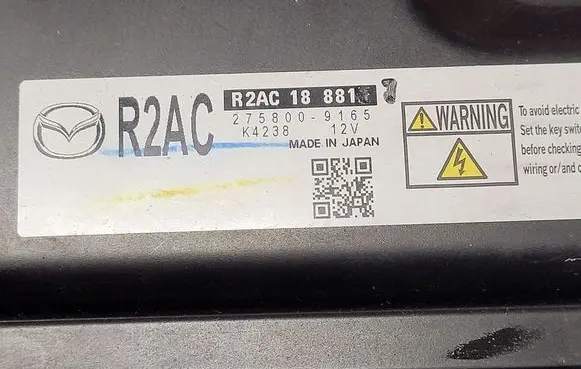 Mazda 6 Engine control unit/module 2758009165 R2AC18881J