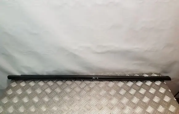 Front door glass trim molding