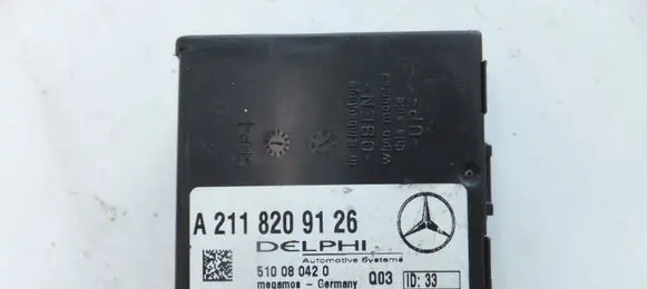 Mercedes-Benz E W211 Alarm control unit/module 2118209126 A2118209126