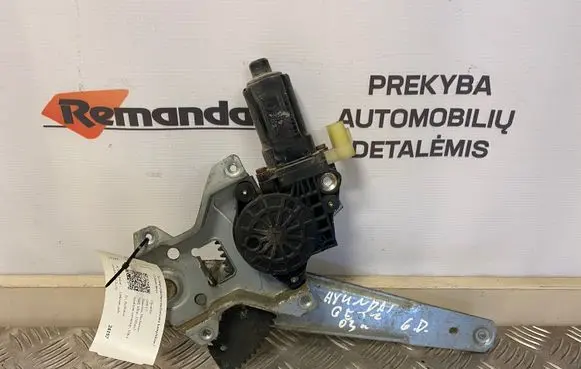 Hyundai Getz Rear door window regulator with motor