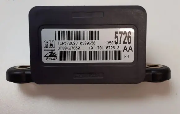 Opel Insignia A ESP acceleration yaw rate sensor 13505726 E509E300748U176