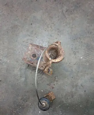 Volkswagen Sharan Spare wheel mounting bracket