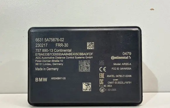 BMW 5 G60 G61 Distronic sensor radar 5A75876