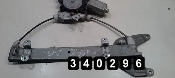 Front door window regulator with motor