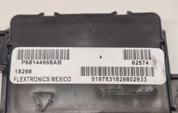 Ram 1500 Keyless system antenna 68144668AB P68144668AB 68144668AD