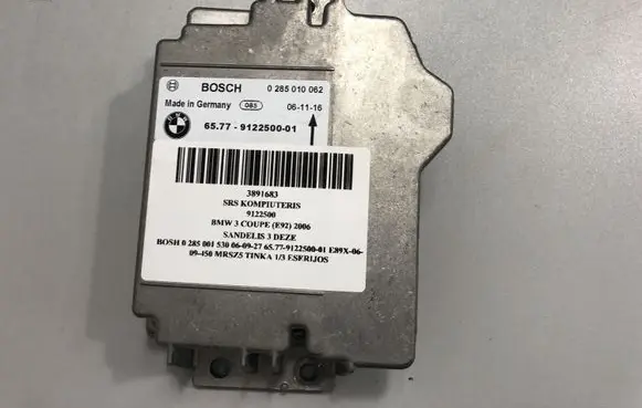 BMW 3 E92 E93 Airbag control unit/module 9122500