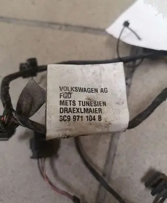 Volkswagen PASSAT B6 Parking sensor (PDC) wiring loom 3C9971104B
