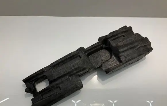 Front bumper foam support bar