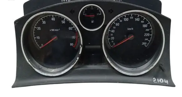 Opel Astra H Speedometer (instrument cluster) 13172010