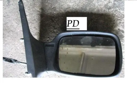 Ford Courier Coupe wind mirror (mechanical) E11011148