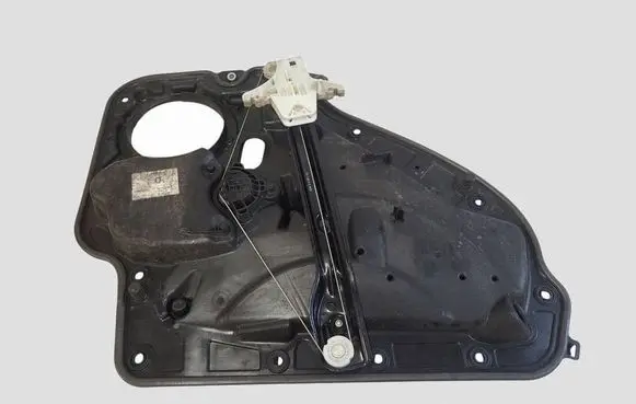 Volkswagen Golf VI Front door window regulator with motor 5K4839730J
