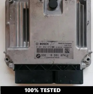 BMW 5 F10 F11 Engine control unit/module 0281032672 8591074