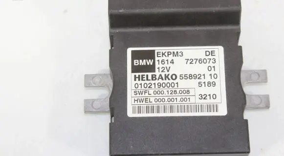 BMW 5 F10 F11 Fuel injection pump control unit/module 7276073 0102190001 55892110