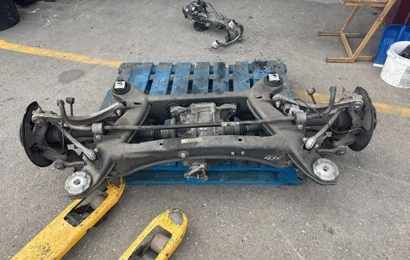Rear axle beam