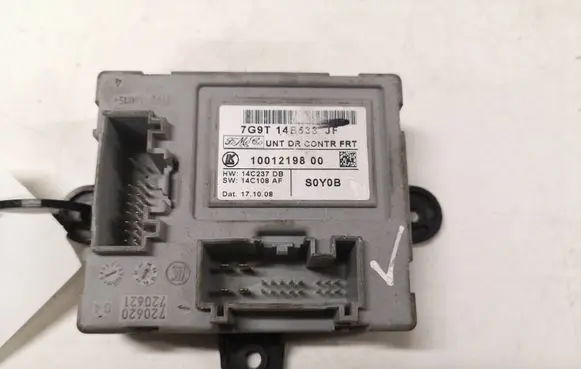 Jaguar XF Door control unit/module 7G9T14B533JF 1001219800 14C237DB