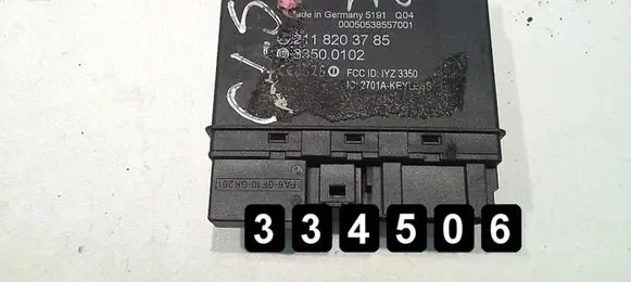 Mercedes-Benz CLS C219 Engine control unit/module 2118203785