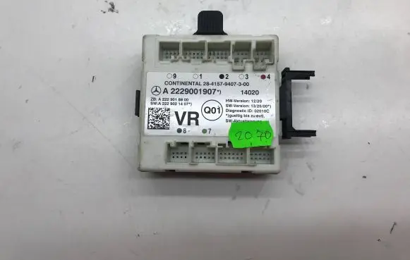 Mercedes-Benz S W222 Door control unit/module A2229001907 A2229018800