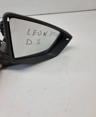 Seat Leon (5F) Front door electric wing mirror E9036684