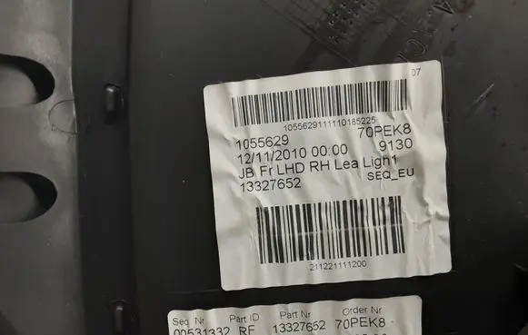 Opel Insignia A Door card panel trim set 13327652