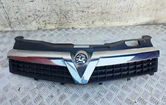 Opel Astra H Front bumper upper radiator grill 13247081 13247178 13254954