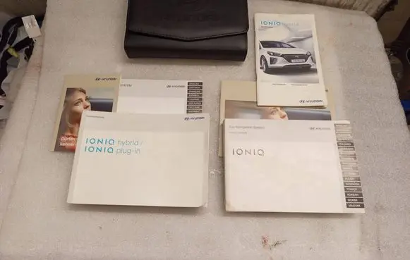Hyundai Ioniq Owners service history hand book