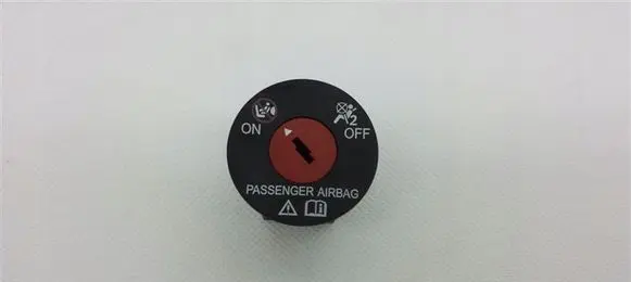 Passenger airbag on/off switch