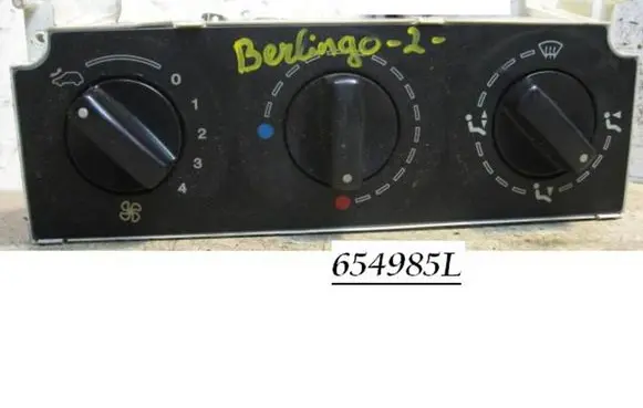 Citroen Berlingo Climate control unit 654985L